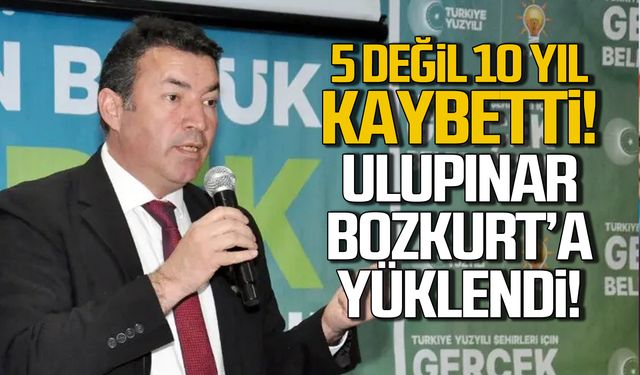 Devrek 5 değil 10 yıl kaybetti! Ulupınar Bozkurt'a yüklendi!