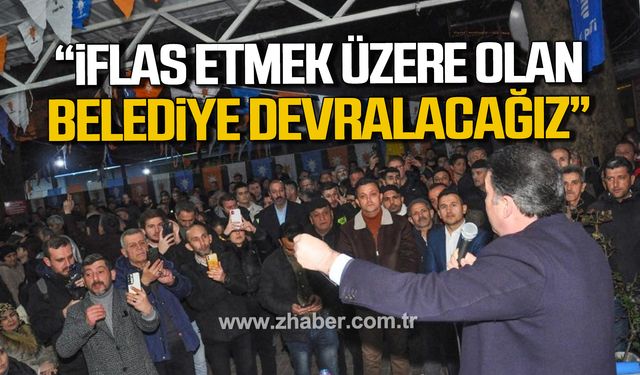 Ulupınar; "İflas etmek üzere olan Belediye devralacağız"