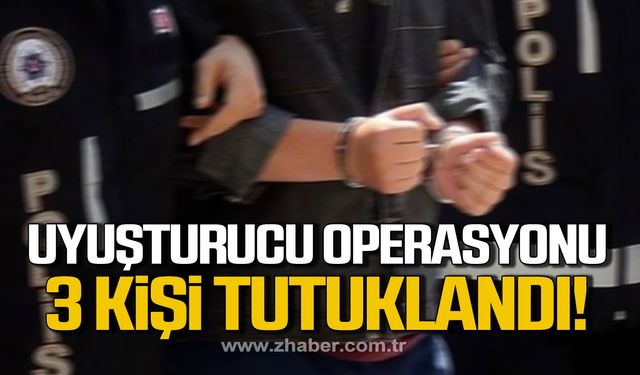 Karabük’te uyuşturucu operasyonu: 3 tutuklama