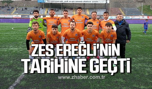 Zonguldak Ereğli Spor (ZES) Karadeniz Ereğli tarihine geçti!