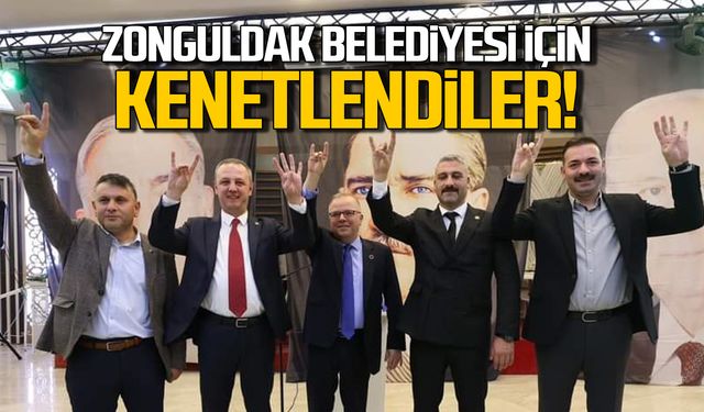 Zonguldak Belediyesi için kenetlendiler!
