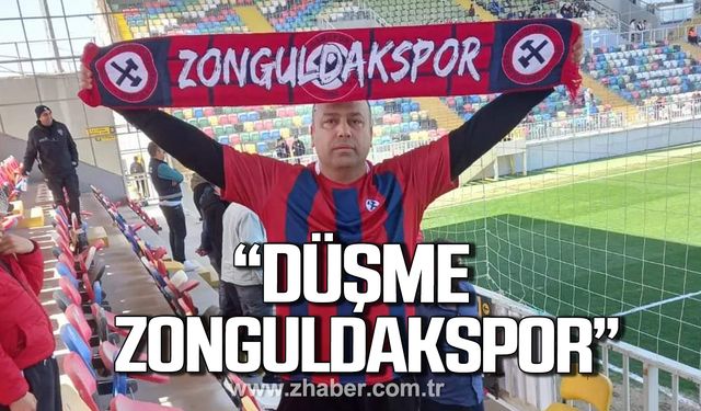 Zonguldak Kömürspor sevdalısı İbrahim Sevindik'in şiiri "Düşme Zonguldakspor"