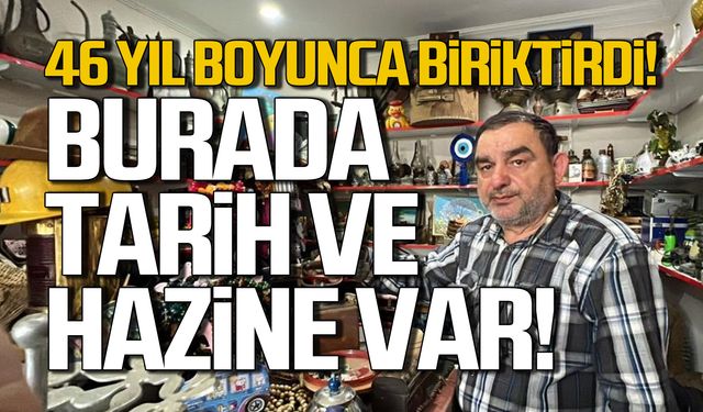 46 yıl boyunca biriktirdi! Burada tarih ve hazine var!