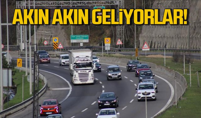 Tatil başladı! Akın akın geliyorlar!