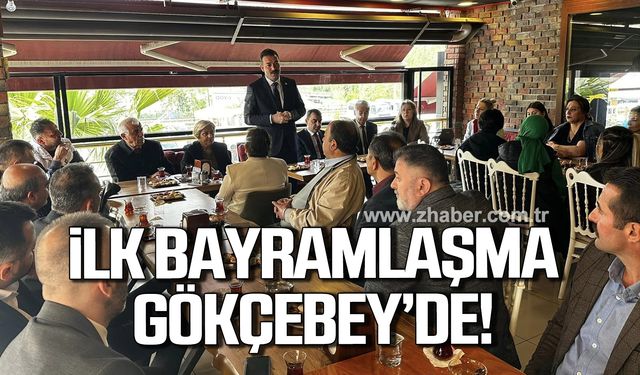 Ak Parti teşkilatı Gökçebey'de bayramlaştı!