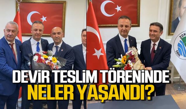 Zonguldak Belediye Başkanı Ömer Selim Alan görevini Tahsin Erdem'e devretti