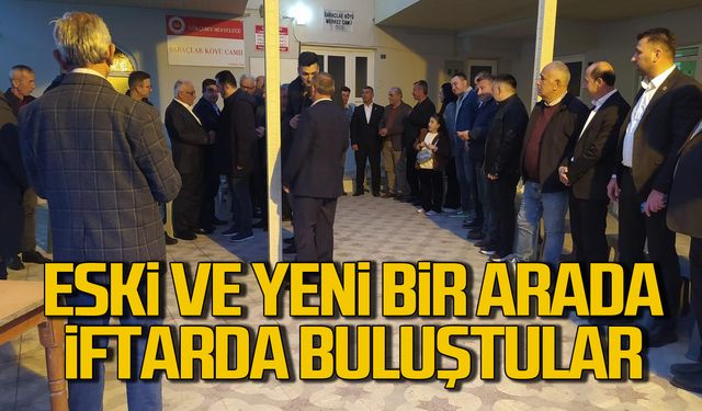 Eski ve yeni bir arada! İftarda buluştular!