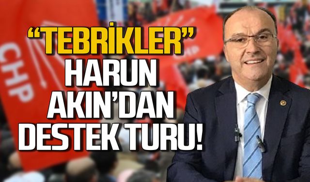 Harun Akın'dan kazanan belediyelere destek turu!