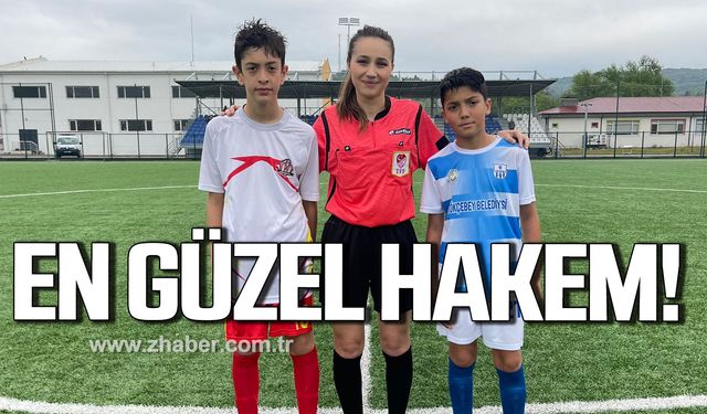 Gökçebeyspor ile Devrek Belediyespor maçında hakem Ayşe Nur Demirhan’a alkış!