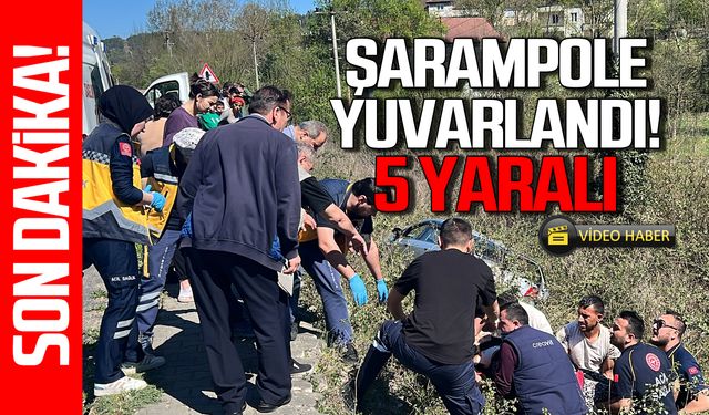 Zonguldak Devrek'te kaza! 5 yaralı