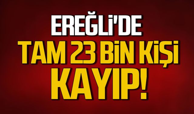 Kdz. Ereğli'de. kaç bin kişi sandığa gitmedi?