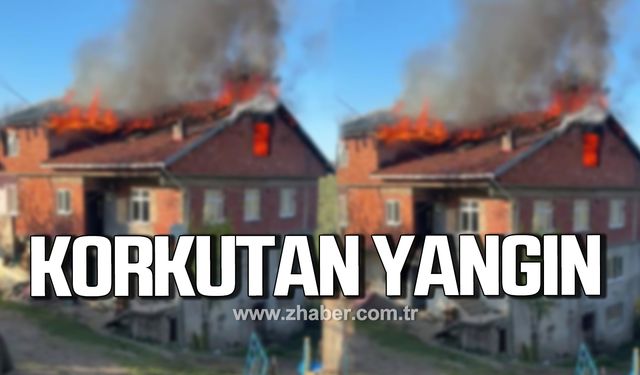 Zonguldak'ta korkutan yangın!
