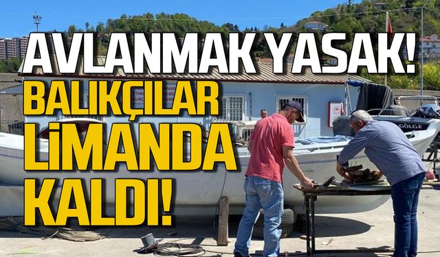 Av yasağı başladı! Balıkçılar limanda kaldı!