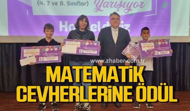Rektör Özölçer "Matematik Cevherleri"ne ödüllerini takdim etti!