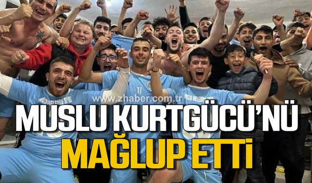 Muslu Belediyespor Kurtgücü Spor'u 2-0 mağlup etti!