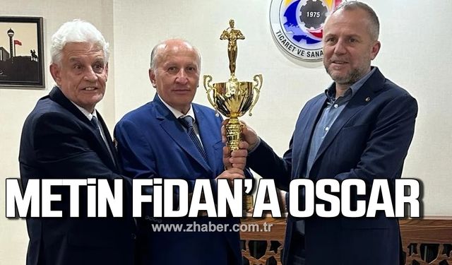 Kdz. Ereğli Turizm Derneği Başkanı Metin Fidan'a Oscar ödülü!