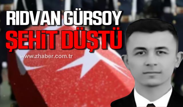 Söz.Er Rıdvan Gürsoy şehit düştü!