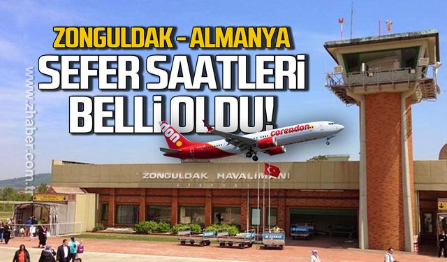 Zonguldak Dortmund  Zonguldak Düsseldorf uçak sefer saatleri