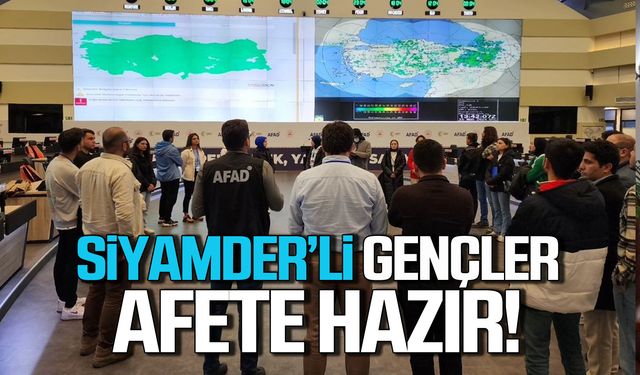 SİYAMDER'li gençler afete hazır!