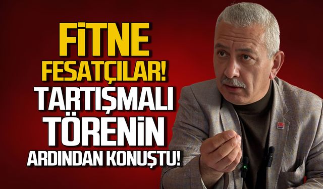 Osman Zaimoğlu tartışmalı törenin ardından konuştu!