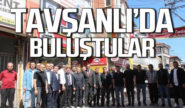 Tayfun Demir sendika üyeleri ile Tavşanlı'da buluştu