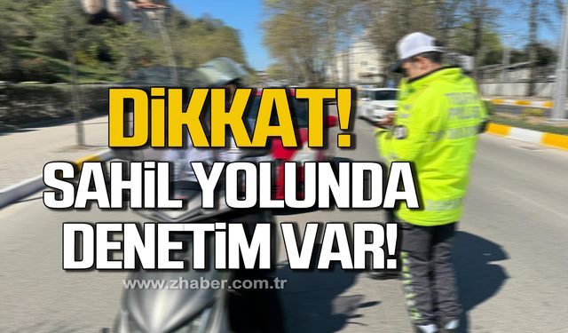 Zonguldak'ta polis ekipleri araçları sorguladı