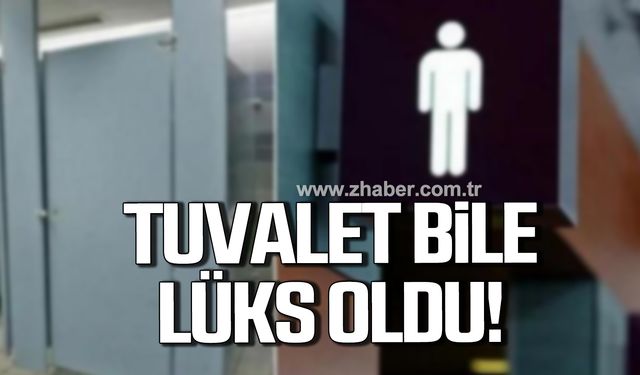 Zonguldak'ta tuvalet ücretlerine zam!