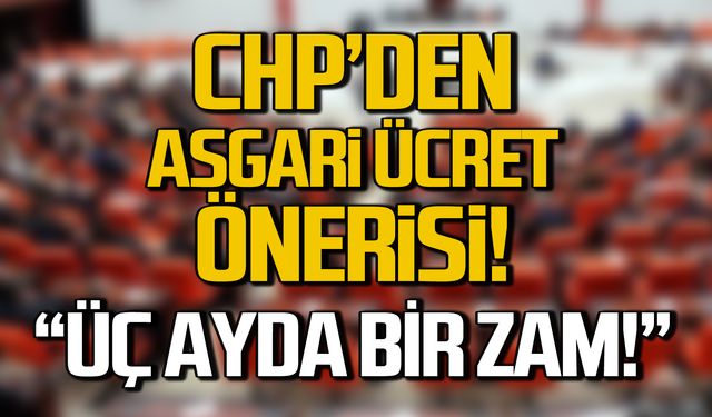 "Asgari ücrete üç ayda bir zam!"