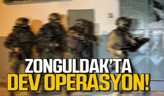 Zonguldak'ta uyuşturucu tacirlerine operasyon!