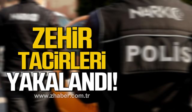 Zonguldak'ta uyuşturucu operasyonu! 5 zehir taciri yakalandı!