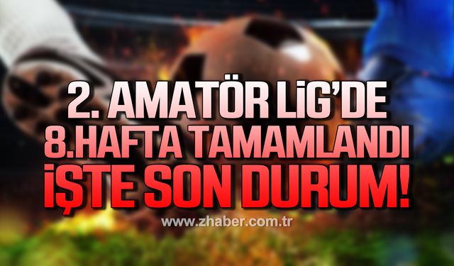 Zonguldak 2. Amatör Lig’de 8. hafta tamamlandı! İşte son durum!