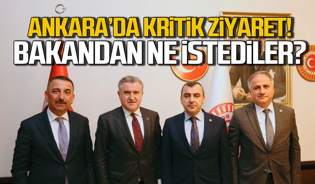 Bakan Osman Aşkın Bak'tan Zonguldak için ne istediler?