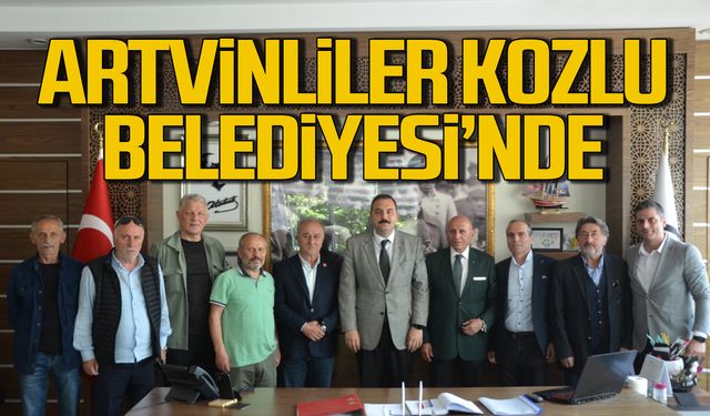 Artvinliler Kozlu Belediyesi'nde