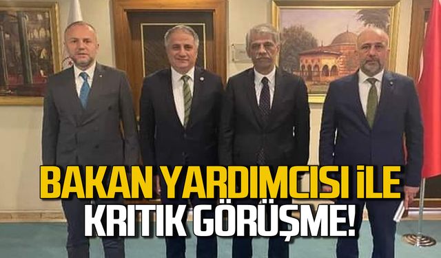 Demir ve Keleş Zonguldak için bakan yardımcısı ile görüştü