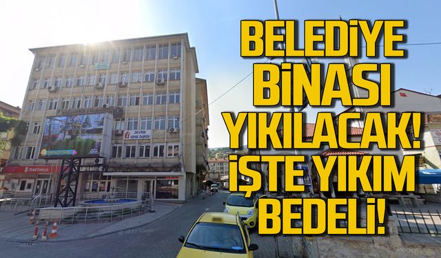 Devrek Belediye binası yıkılacak! İşte yıkım bedeli!