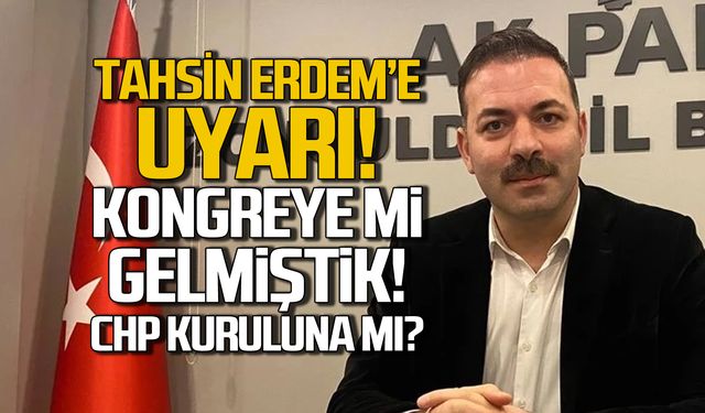 Çağlayan'dan Tahsin Erdem'e uyarı! "CHP kuruluna mı geldik!"