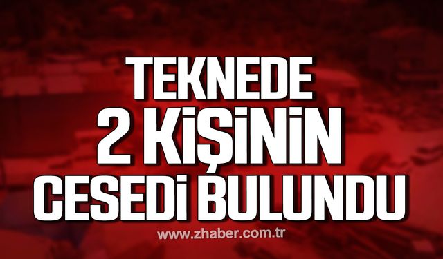 Bartın’da teknede 2 kişinin cesedi bulundu!