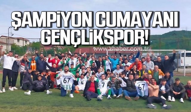 Cumayanı Gençlikspor şampiyonluğunu ilan etti!