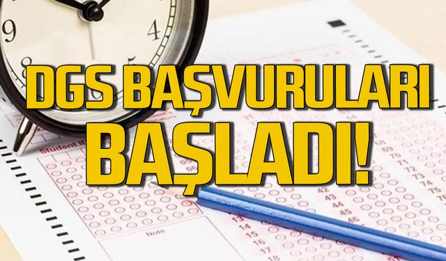 ÖSYM duyurdu! DGS başvuruları başladı!