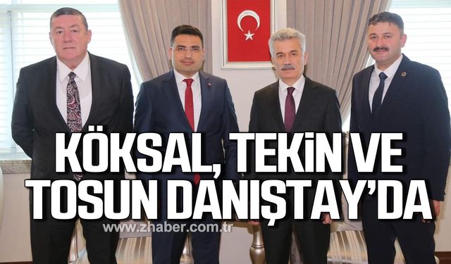 Selçuk Köksal, Nuri Tekin ve Aytaç Tosun Danıştay'da!