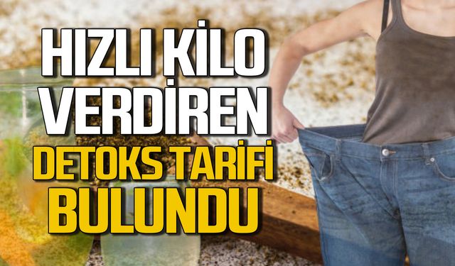 Zayıflattıkça zayıflatan detoks suyu bulundu; Acil kilo vermek isteyenler dikkat!