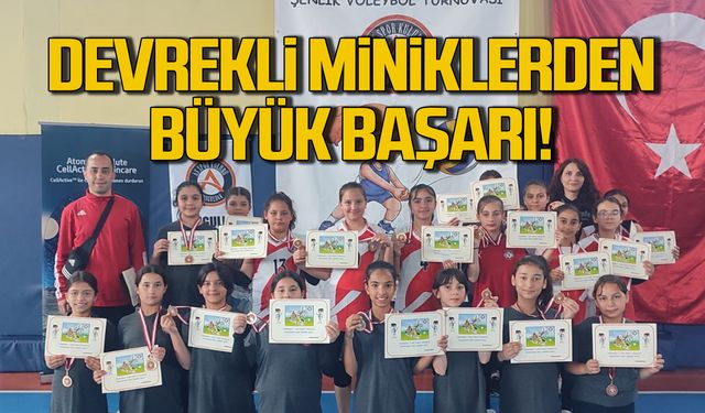 Devrekli minik kızlardan büyük başarı!