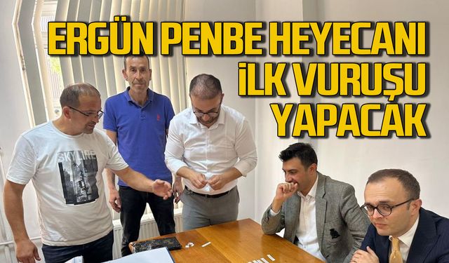 Ergün Penbe heyecanı, ilk vuruşu yapacak