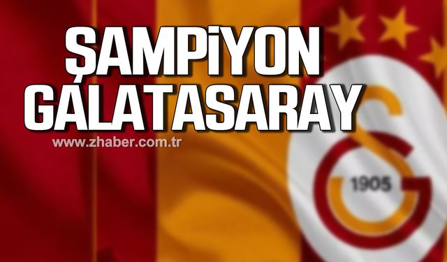 Galatasaray şampiyon oldu!