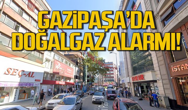 Zonguldak Gazipaşa'da doğalgaz paniği!