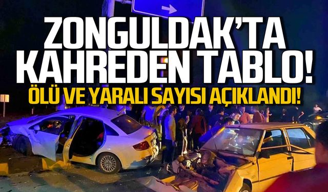 Zonguldak'ta kahreden tablo! Ölü ve yaralı sayısı açıklandı!