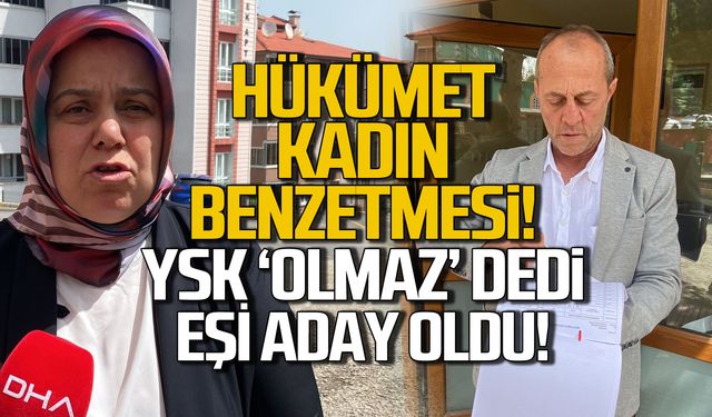 Muhtarlığı iptal olan eşinin yerine aday oldu!