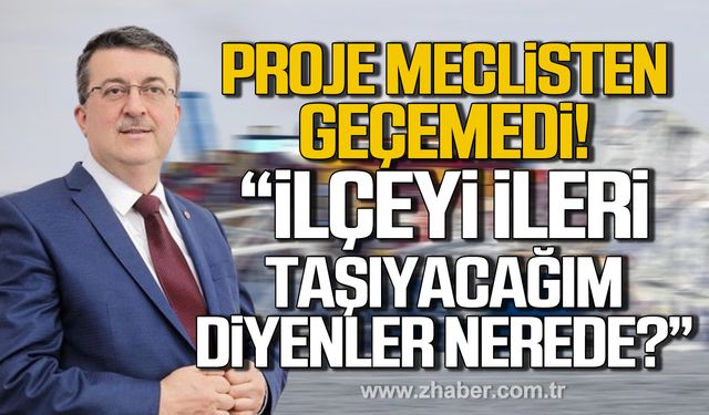 Öztürk; "Bu ilçeyi ileri taşıyacağını vadedenler niçin sesini yükseltmiyor?"