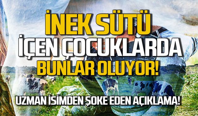 İnek sütü içen çocuklarda bunlar oluyor! İnek sütü zararlı mı?