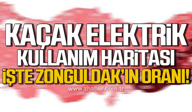 Kaçak elektrik kullanım oranları açıklandı! Peki Zonguldak'ta durum ne?